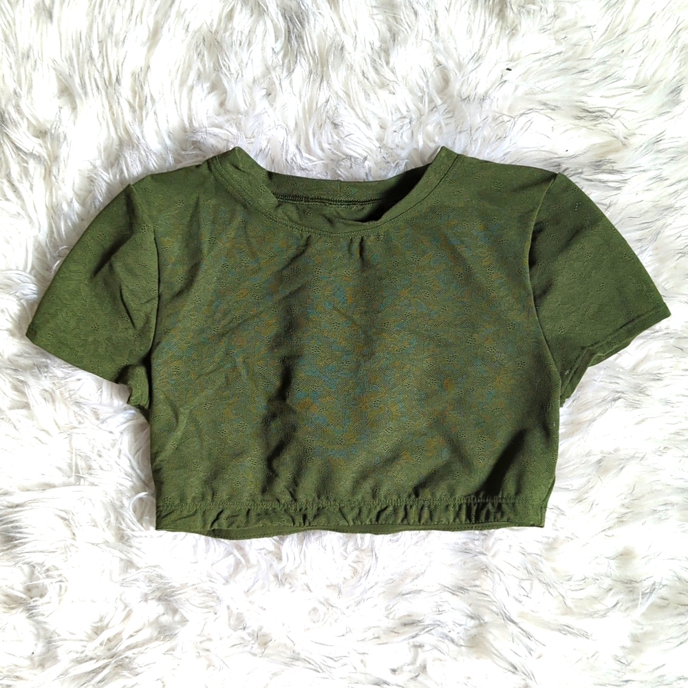 Aerie lace crop top size small